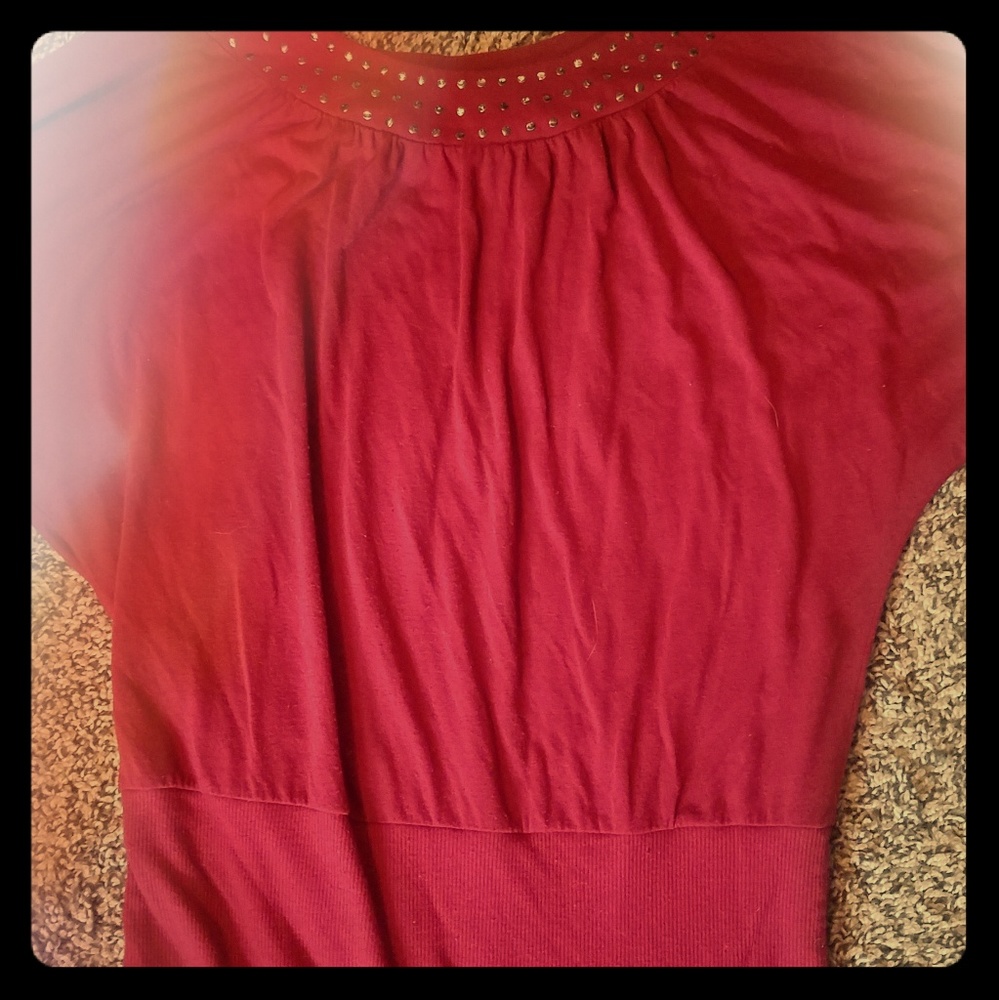 Cute 3/4 Sleeved baggy dress shirt